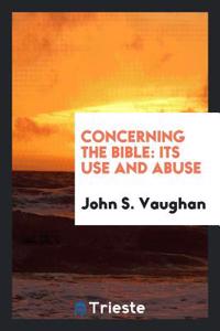 Concerning the Bible