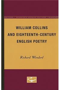 William Collins and Eighteenth-Century English Poetry