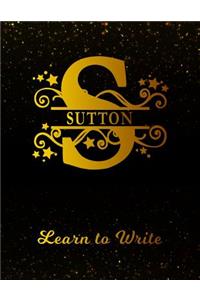 Sutton Learn to Write