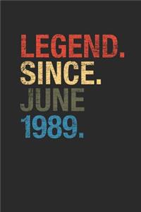 Legend Since June 1989