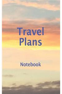 Travel Plans Notebook