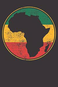 Africa Retro Gift Notebook
