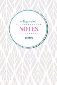 College-Ruled Notes