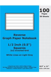 Reverse Graph Paper Notebook