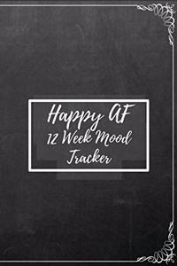 Happy AF 12 Week Mood Tracker
