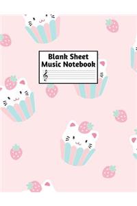 Blank Sheet Music Notebook
