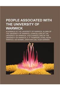 People Associated with the University of Warwick
