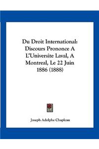 Du Droit International