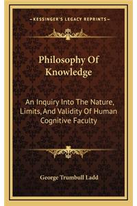 Philosophy of Knowledge