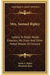 Mrs. Samuel Ripley
