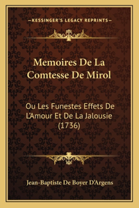 Memoires De La Comtesse De Mirol