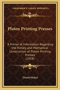 Platen Printing Presses