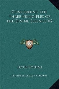 Concerning the Three Principles of the Divine Essence V2