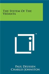 System of the Vedanta