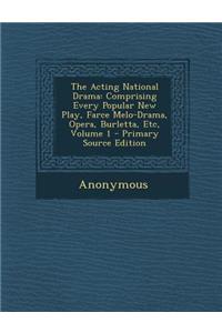 Acting National Drama