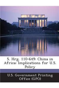 S. Hrg. 110-649