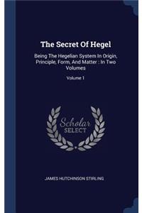The Secret Of Hegel