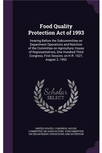 Food Quality Protection Act of 1993