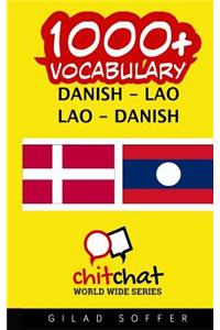 1000+ Danish - Lao Lao - Danish Vocabulary