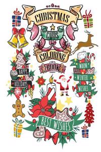 Christmas Card Coloring Book