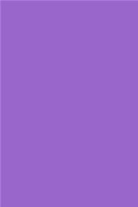 Journal Amethyst Color Simple Plain Amethyst Purple