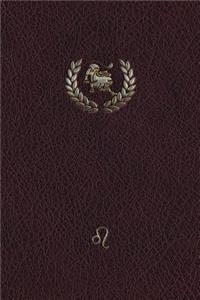 Monogram Leo Notebook