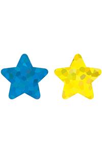 Stars, Multicolor Foil Shape Stickers