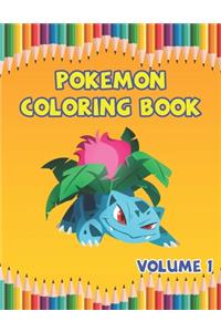 Pokemon Coloring Book Volume 1