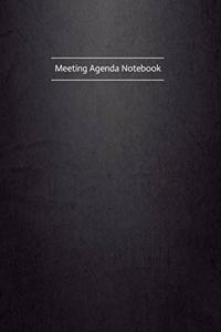 Meeting Agenda Notebook