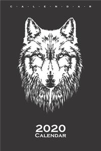 Wolf Dog Calendar 2020