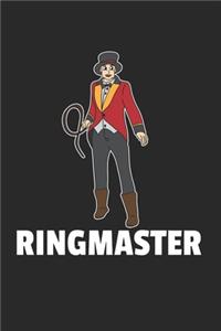 Ringmaster Zirkus Notizbuch