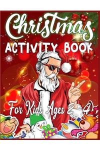 Christmas Activity Book For Kids Ages 2-4