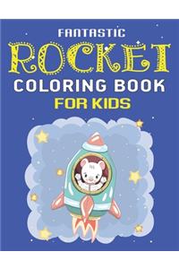 Fantastic Rocket Coloring Book for Kids