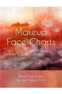 Makeup Face Charts Blank Face Charts for the Makeup Artist