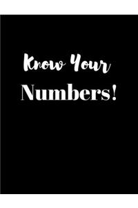 Know your numbers