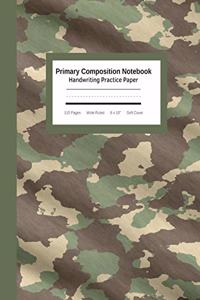 Primary Composition Notebook Handwriting Practice Paper