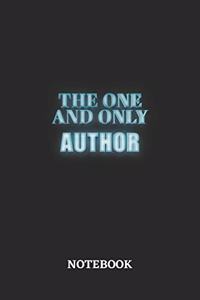 The One And Only Author Notebook
