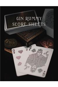 Gin Rummy Score Sheets