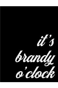 2020 Monthly and Weekly Planner Gift for Brandy Drinkers - It's Brandy O'Clock
