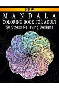 Mandala Coloring Book For Adult