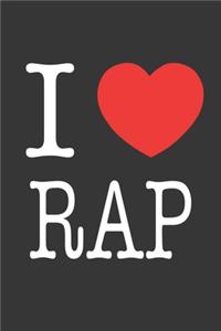 I Heart Rap Notebook