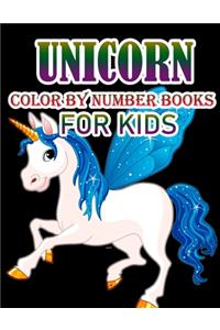 Unicorn Color By Number Books For Kids