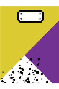 Purple & Gold Composition Notebook