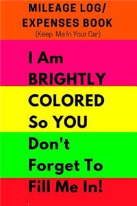 Mileage Log/Expenses Book