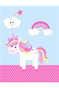Kawaii Unicorn Composition Notebook