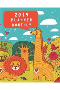 2019 Planner Monthly