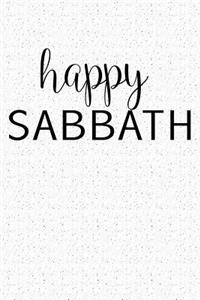 Happy Sabbath
