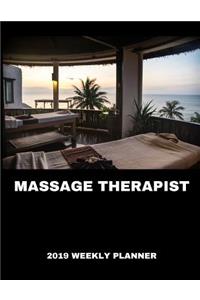 Massage Therapist 2019 Weekly Planner