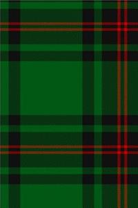 Clan Anstruther Tartan 100 Page Lined Journal/Notebook
