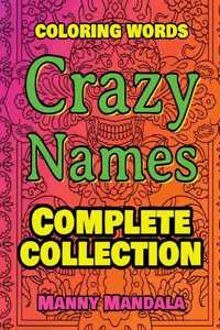 CRAZY NAMES - Complete Collection - Coloring Words